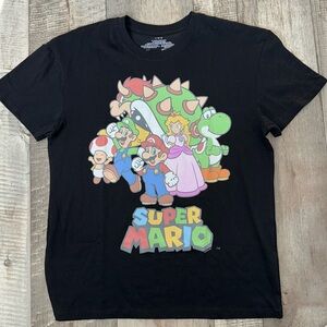 SUPER MARIO t shirt‎ -size L